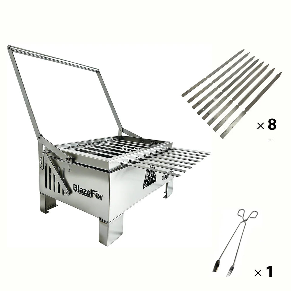 F2 à charbon version brochettes